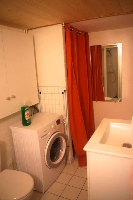 Appartement Rdc Dans Jolie Parc Arbore Beure Extérieur photo